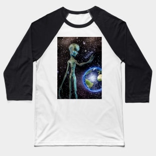 Alien Life Baseball T-Shirt